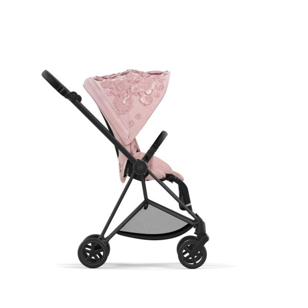 Poussette Mios 3 Simply Flowers Pink châssis Matt Black