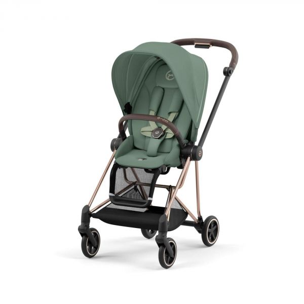 Poussette Mios 3 Leaf Green châssis Rose Gold