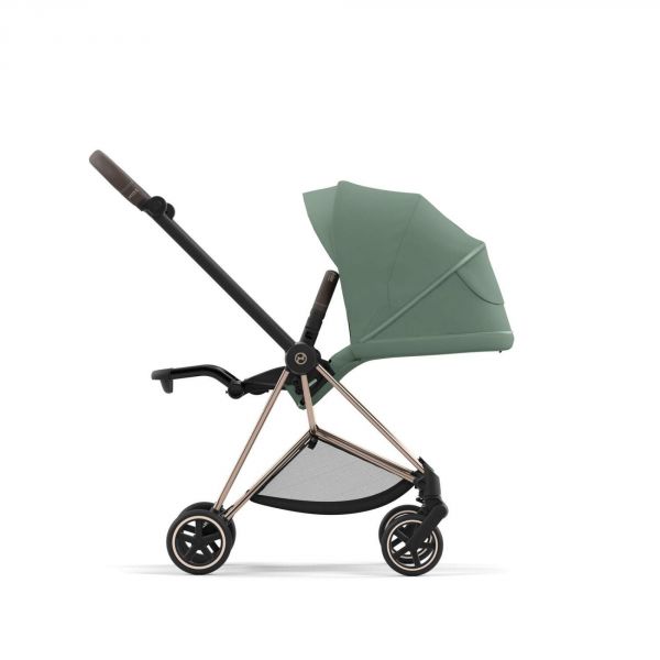 Poussette Mios 3 Leaf Green châssis Rose Gold