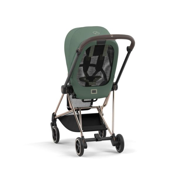 Poussette trio Mios 3 Leaf Green châssis Rose Gold + Cloud T i-Size + Nacelle Luxe