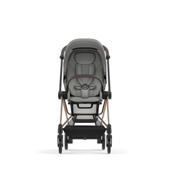 Poussette Mios 3 Mirage Grey châssis Rose Gold
