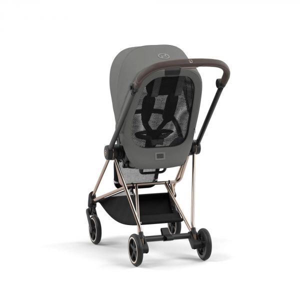 Poussette Mios 3 Mirage Grey châssis Rose Gold
