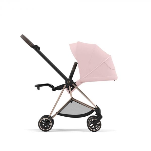 Poussette Mios 3 Peach Pink châssis Rose Gold