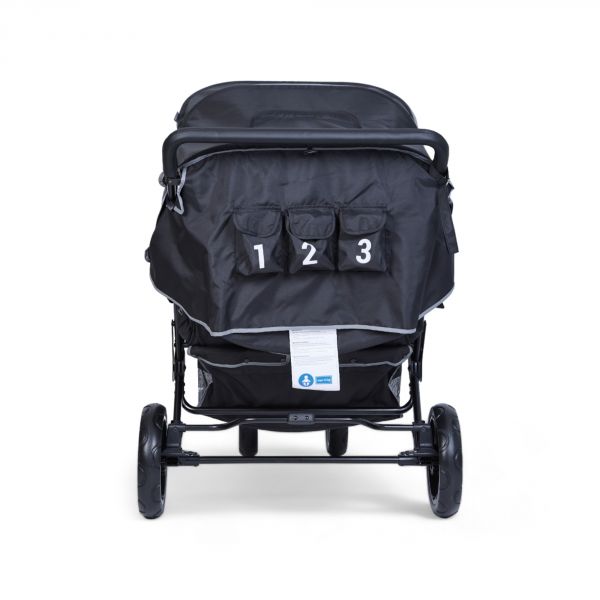 Poussette Multiplaces Triplet Noir