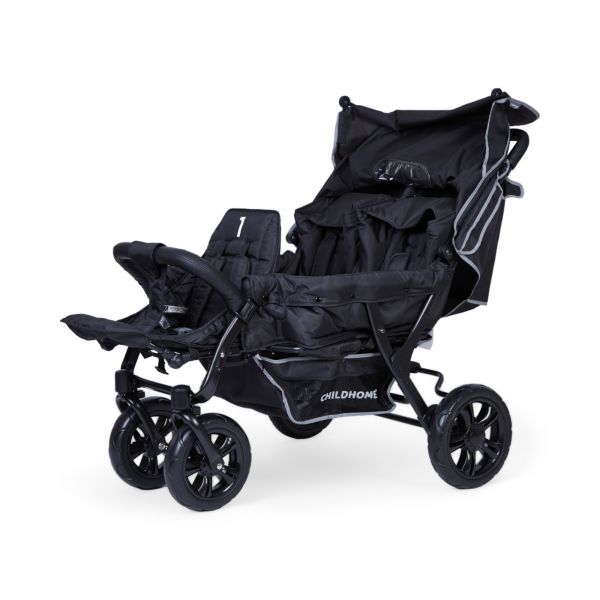 Poussette Multiplaces Triplet Noir