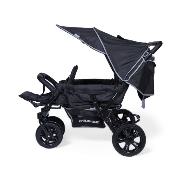 Poussette Multiplaces Triplet Noir