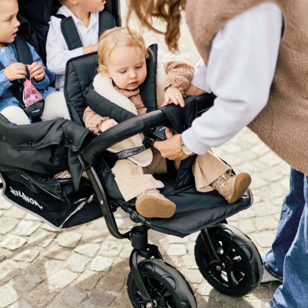 Poussette Multiplaces Triplet Noir