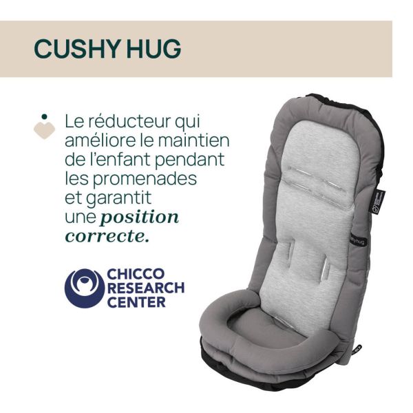 Poussette Mysa avec adaptateurs Lunar Rock