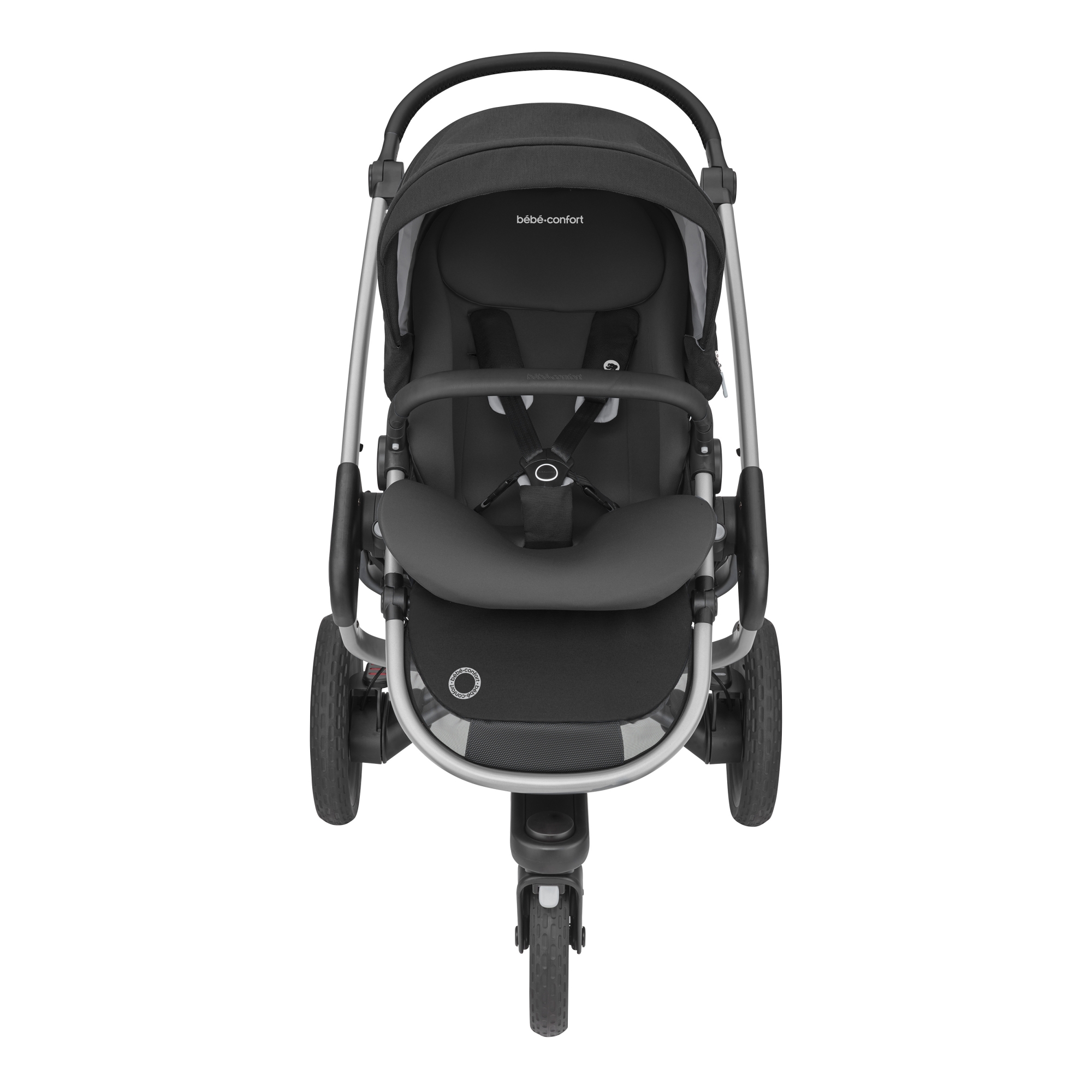 Bebe Confort Poussette Nova 3 Roues Essential Black Made In Bebe