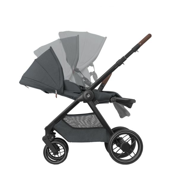 Poussette duo Oxford Twillic Graphite + Siège auto Pebble 360 Pro2 I-Size Twillic Graphite