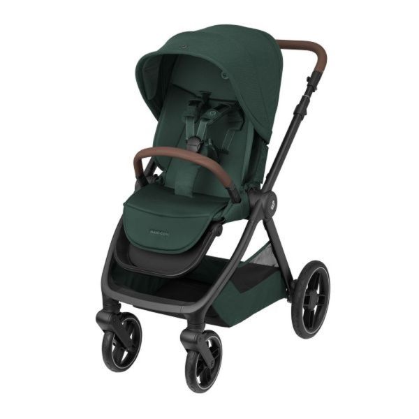 Poussette duo Oxford Twillic Green + Siège auto Pebble 360 Pro2 I-Size Twillic Green