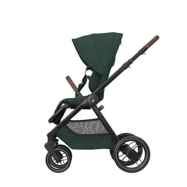 Poussette duo Oxford Twillic Green + Siège auto Pebble 360 Pro2 I-Size Twillic Green