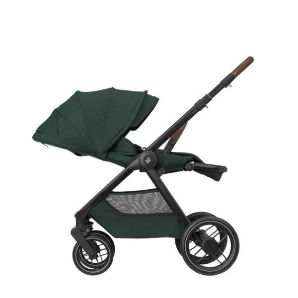 Poussette duo Oxford Twillic Green + Siège auto Pebble 360 Pro2 I-Size Twillic Green