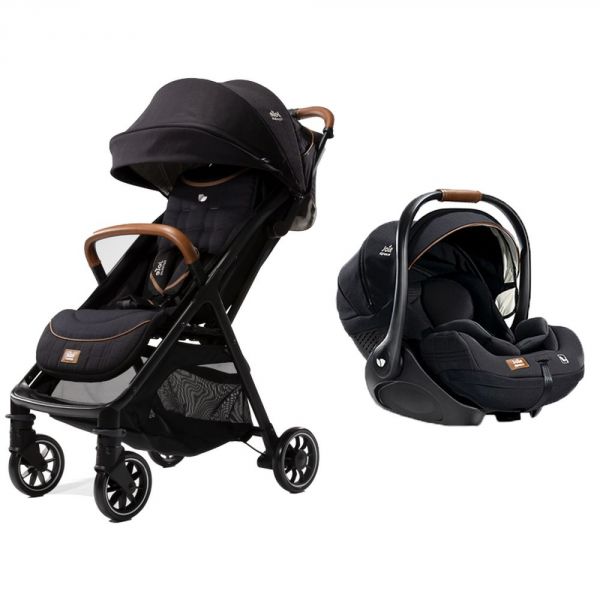Poussette duo Parcel Signature Eclipse + siège auto i-Level Recline Signature Eclipse