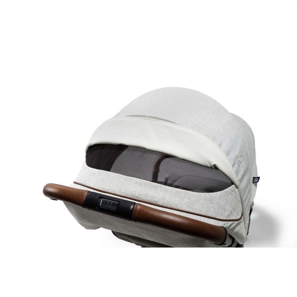 Poussette duo Parcel Signature Oyster + siège auto i-Level Recline Signature Oyster