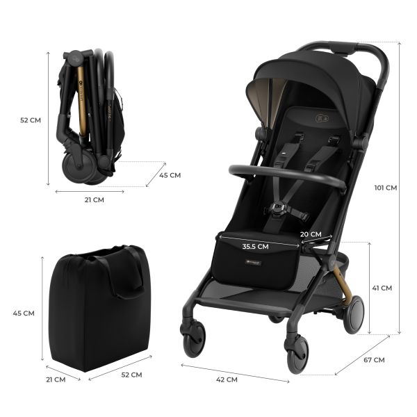 Poussette Pilot² Midnight Black