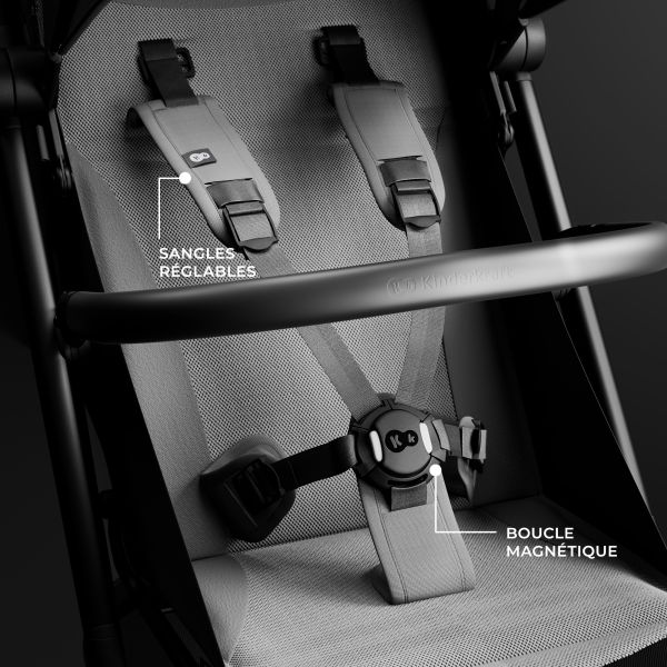 Poussette Pilot² Platinum Gray