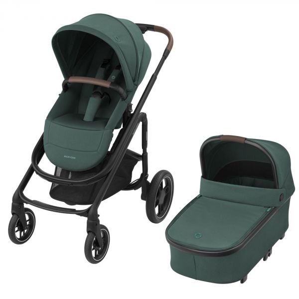 Poussette duo Plaza Plus Essential Green