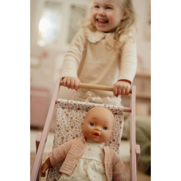 Poussette pour poupée en bois FSC