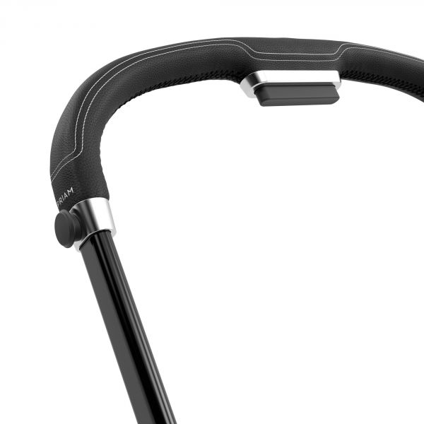 Poussette Priam 4 Mirage Grey châssis Chrome Black
