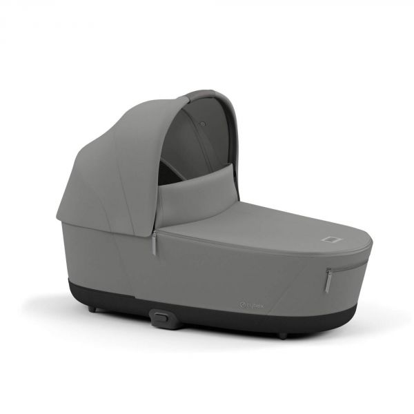 Poussette trio Priam 4 Mirage Grey châssis Chrome Brown + Cloud G i-Size + Nacelle Luxe