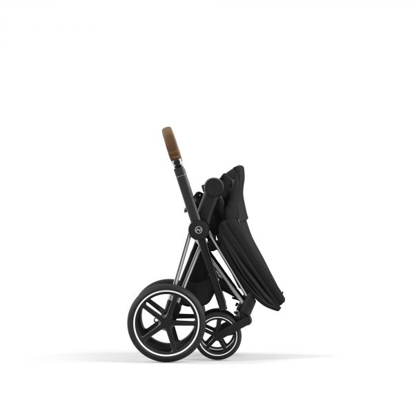 Poussette Priam 4 Off White châssis Chrome Brown