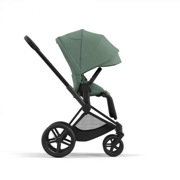 Poussette trio Priam 4 Leaf Green châssis Matt Black + Cloud T i-Size + Nacelle Luxe