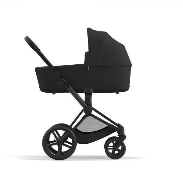 Poussette trio Priam 4 Sepia Black châssis Matt Black + Cloud T i-Size + Nacelle Luxe