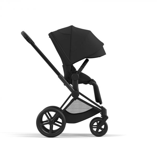 Poussette trio Priam 4 Sepia Black châssis Matt Black + Cloud T i-Size + Nacelle Luxe