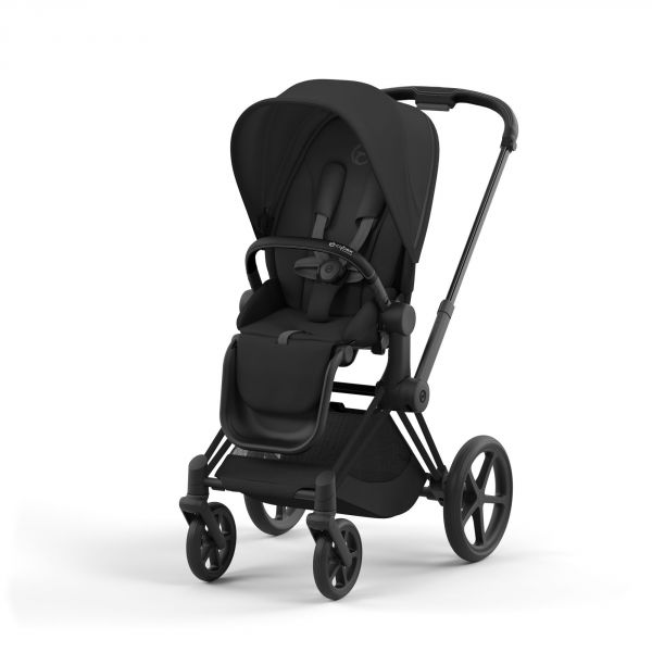 Poussette trio Priam 4 Sepia Black châssis Matt Black + Cloud T i-Size + Nacelle Luxe