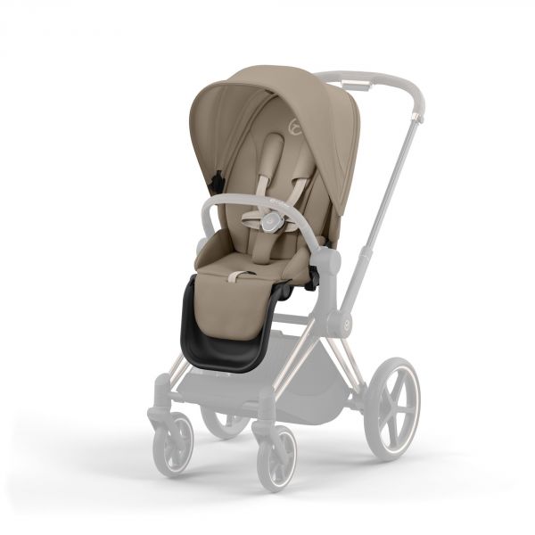 Poussette Priam 4 Cozy beige châssis Rosegold