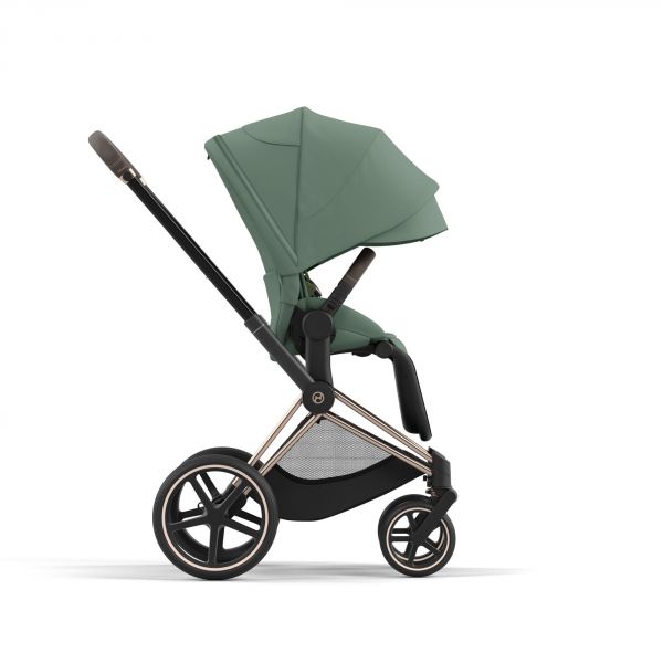 Poussette Priam 4 Leaf Green châssis Rosegold