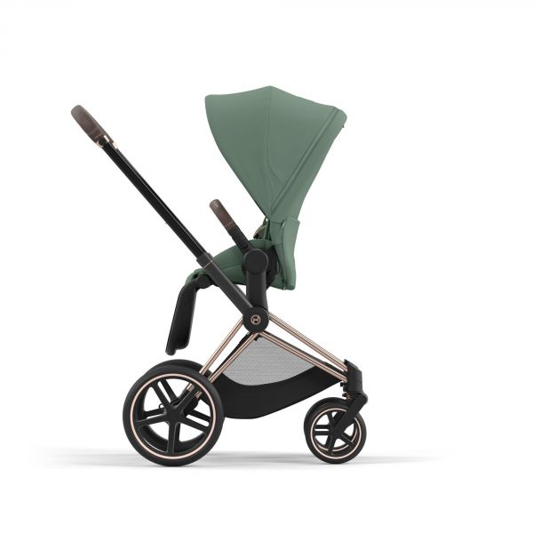 Poussette Priam 4 Leaf Green châssis Rosegold