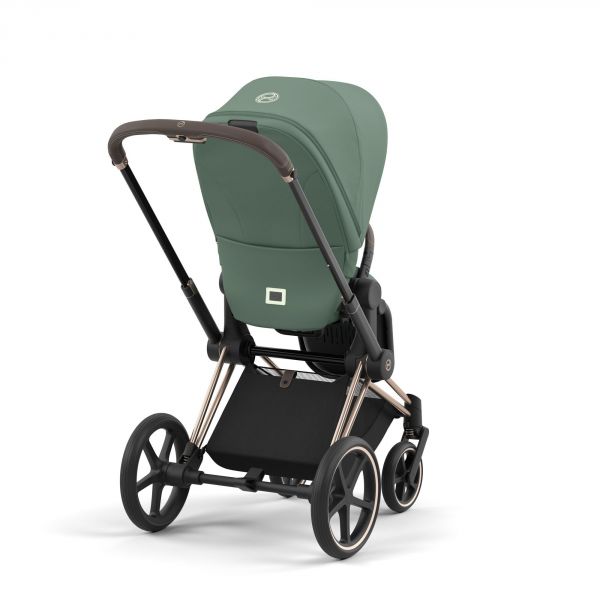 Poussette Priam 4 Leaf Green châssis Rosegold