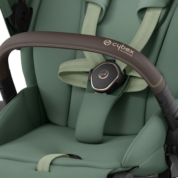 Poussette Priam 4 Leaf Green châssis Rosegold