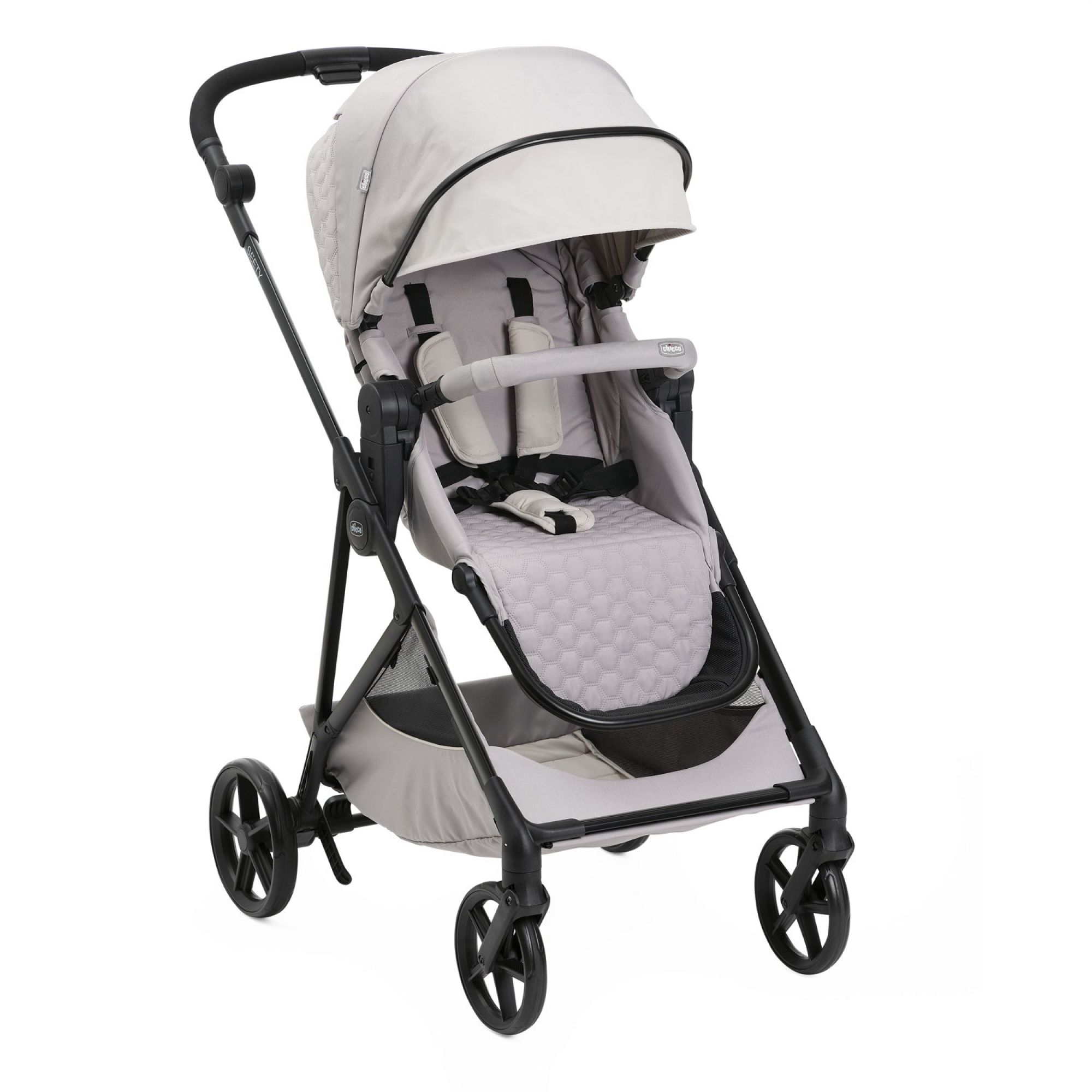 Poussette chicco blanche on sale