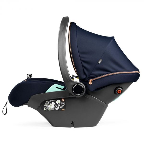 Poussette duo Selfie plus avec siège auto Primo viaggio lounge i-size Blue shine