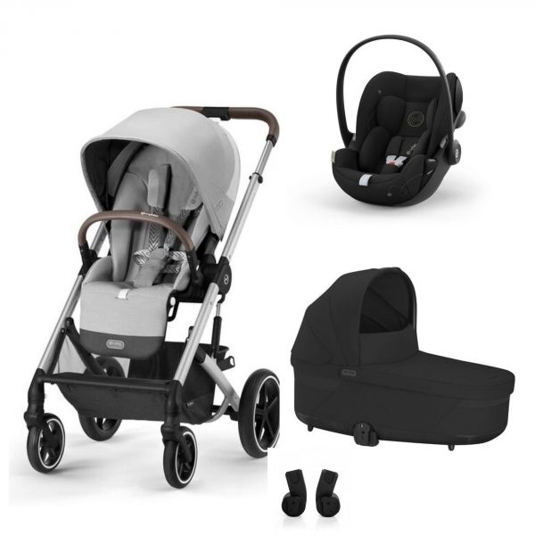 Poussette trio Balios S Lux 2  Lava Grey + Siège auto Cloud G i-Size + Nacelle Cot S