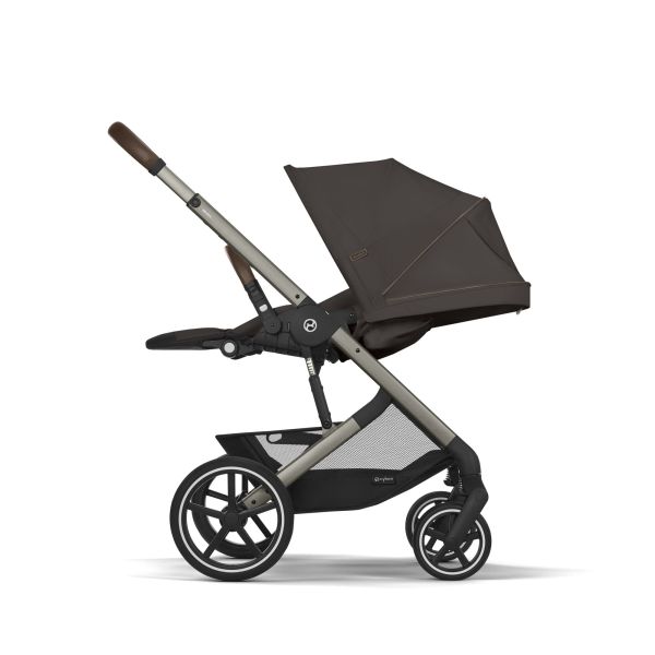 Poussette trio Balios S Lux 3 Chocolate Brown + Siège auto Cloud G i-Size + Nacelle + Base G