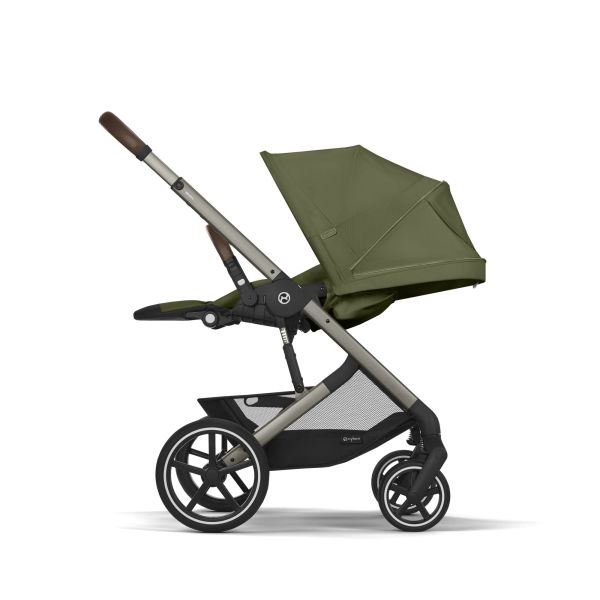 Poussette trio Balios S Lux 3 Moss Green + Siège auto Cloud G i-Size + Nacelle + Base G