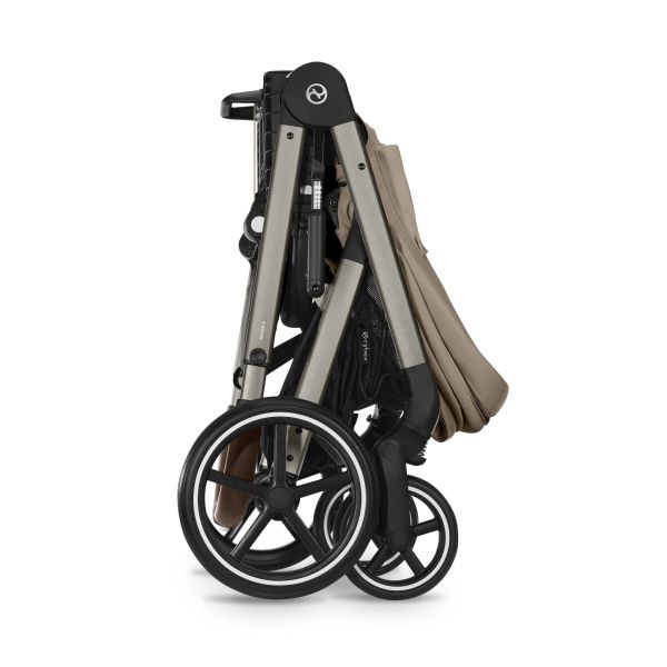Poussette trio Balios S Lux 3 Almond Beige + Siège auto Cloud G i-Size + Nacelle + Base G