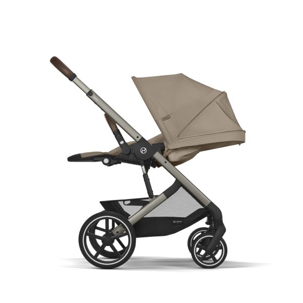 Poussette trio Balios S Lux 3 Almond Beige + Siège auto Cloud G i-Size + Nacelle + Base G