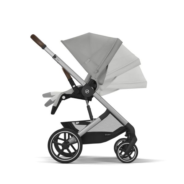 Poussette trio Balios S Lux 3 Stone Grey + Siège auto Cloud G i-Size + Nacelle + Base G