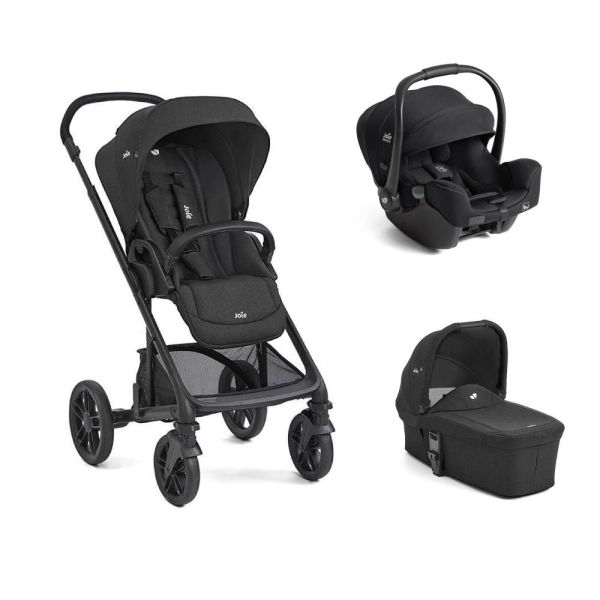 Poussette trio Chrome 2 + siège auto i-Starter Eclipse + nacelle Chrome 2 Raven