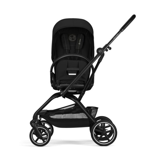 Poussette trio Eezy S Twist+ 2 pivotante Magic Black avec nacelle Cot S et siège auto Cloud T i-Size Tissu Plus