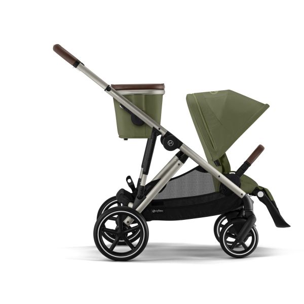 Poussette trio Gazelle S Moss Green + Siège auto Cloud G i-Size + Nacelle S + Base G