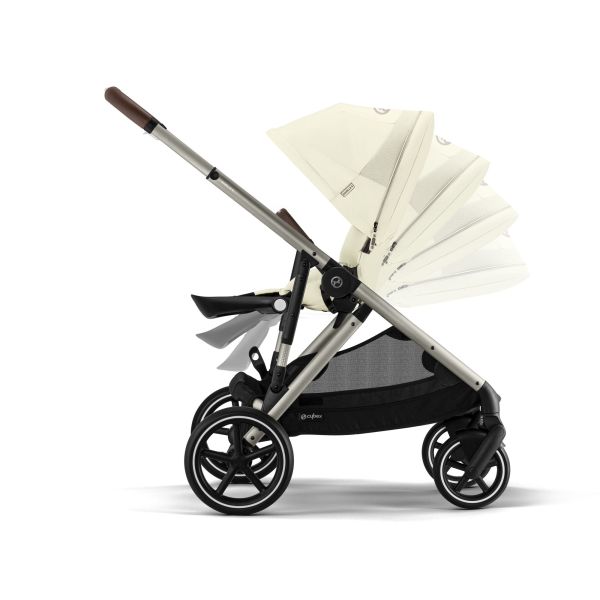 Poussette trio Gazelle S Seashell Beige + Siège auto Cloud G i-Size + Nacelle S + Base G