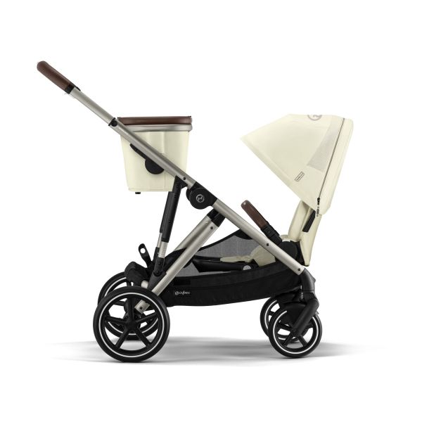 Poussette trio Gazelle S Seashell Beige + Siège auto Cloud G i-Size + Nacelle S + Base G