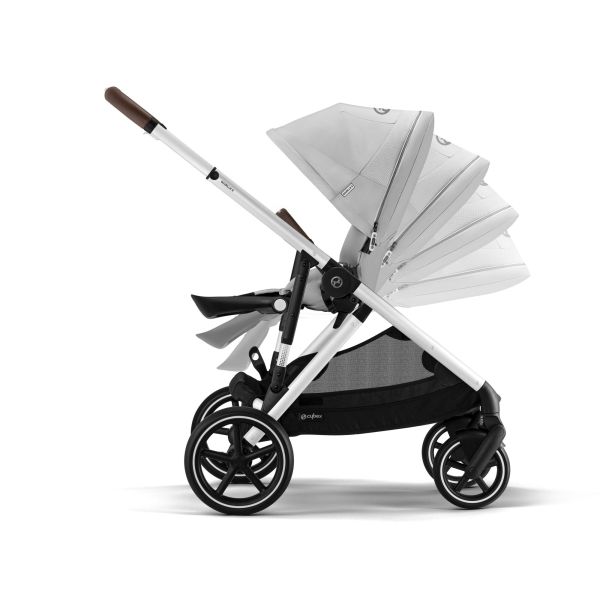 Poussette trio Gazelle S Stone Grey + Siège auto Cloud G i-Size + Nacelle S + Base G