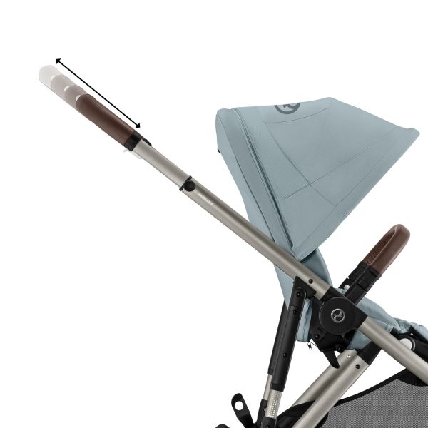 Poussette trio Gazelle S Stormy Blue + Siège auto Cloud G i-Size + Nacelle S + Base G